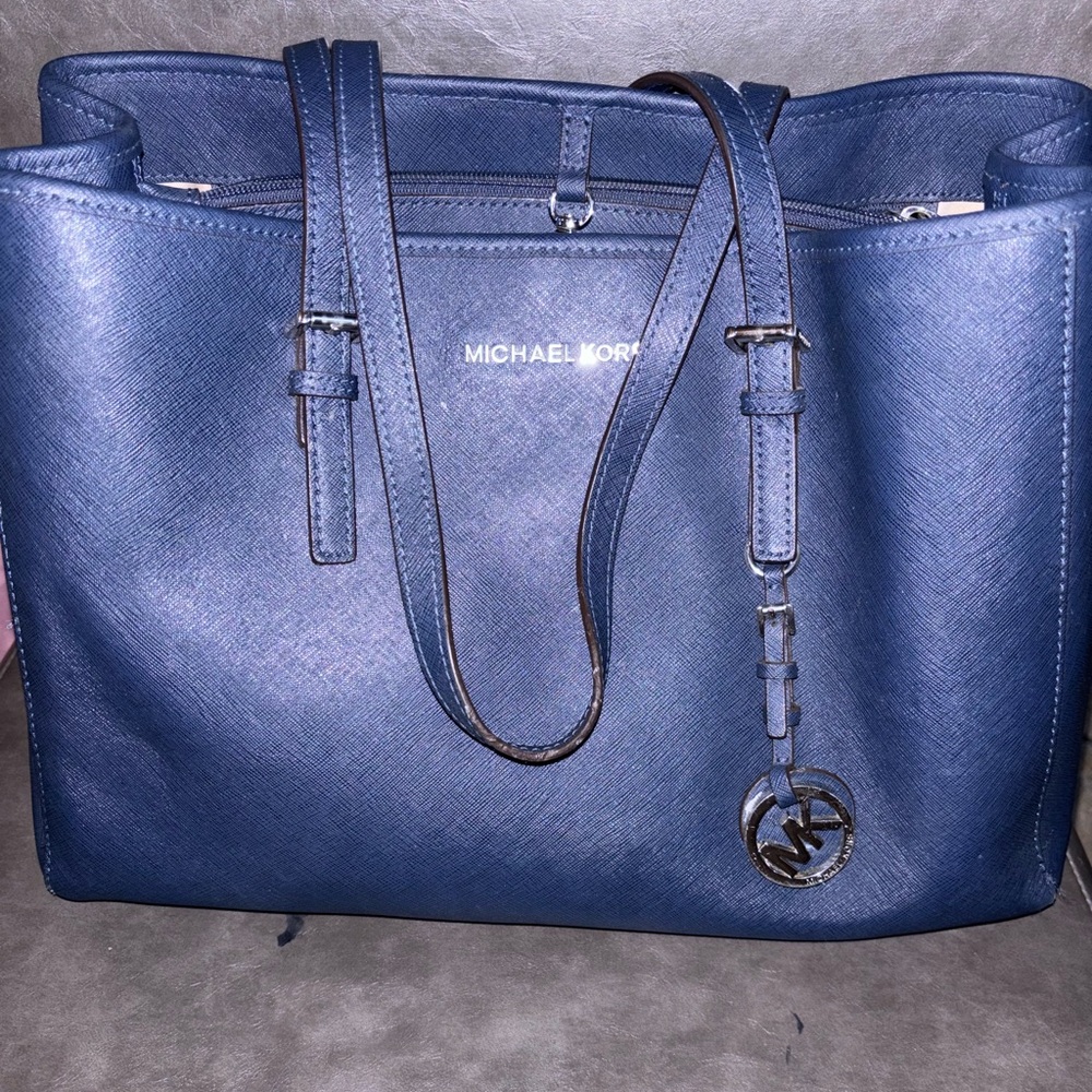 MK Navy Blue shoulder bag